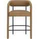 Mavia 35.5 inch Ludlow Sesame Leather Counter Stool